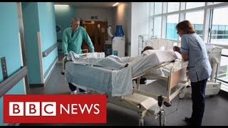 Hospitals approach “critical point” as millions wait for routine treatment  BBC News [upl. by Tdnarb]