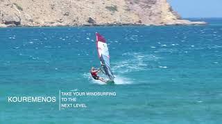 Kouremenos Windsurfing Take your windsurfing to the next level with us Palekastro Crete [upl. by Eihtur]