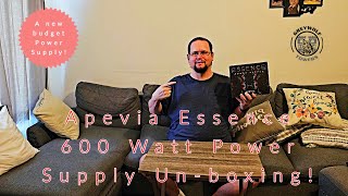 Apevia Essence 600 Watt Power Supply Unboxing [upl. by Evelc856]