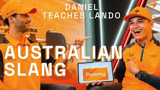 Australian Slang with Lando Norris and Daniel Ricciardo [upl. by Fineman]