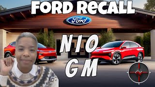 Ford RECALL Analyzing GM NIO and Ford stocks [upl. by Milburn]