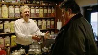 Robbie Coltrane B Road Britain visiting the Oldest Sweet Shop in England [upl. by Datnow]