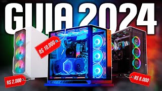 Guia do PC Gamer 2024 PC Baratinho PC Ideal e PC topo de linha [upl. by Annatsirhc]