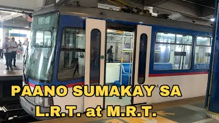 HOW TO RIDE LRTMRT  QUICK TUTURIAL [upl. by Lauritz729]