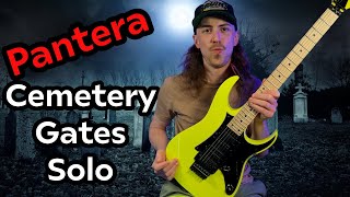 Cemetery Gates Guitar Solo  Pantera [upl. by Alejna]