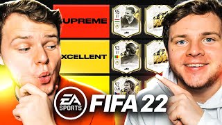 NOTRE TIER LIST Des ICÔNES PRIMES MOMENTS SUR FIFA 22 Ultimate Team  6 [upl. by Gabrila]