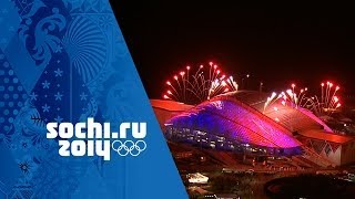 Incredible Celebrations At The Sochi Closing Ceremony  Sochi 2014 Winter Olympics [upl. by Maurizio]