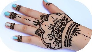 Henna Tutorial auf die ganze Hand  Sanny Kaur [upl. by Eeznyl497]