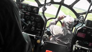 B29 FiFi Cockpit Video of Final Approach and Landing [upl. by Drallim]