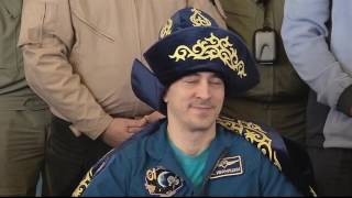 Expedition 49 Crew Receives a Warm Welcome in Kazakhstan and Russia [upl. by Kiker]