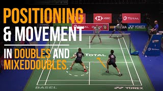 Badminton Tactics How to Position in Doubles and Mixeddoubles  with Gronya Somerville [upl. by Flieger]