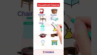 Do you know The names of these Household Items english englishvocabulary esl shortsfeed [upl. by Yorle]