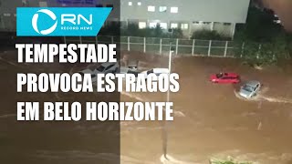 Tempestade provoca estragos em Uberlândia Minas Gerais [upl. by Tak]