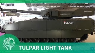 Eurosatory 2018 Otokar debuts Tulpar Light Tank [upl. by Yliah]