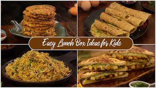 Easy Lunch Box Recipes for Kids  School Lunch Box Ideas  School Tiffin Recipes for kids [upl. by Aelat]