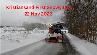 Kristiansand  Norway 22Nov 2022  First Snow  Vlog  17 [upl. by Nenad]