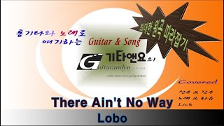 🚷There Aint No Way Lobo 통기타로 최대한 원곡 따라하기  🎸기타앤요Guitar amp Song [upl. by Belshin406]