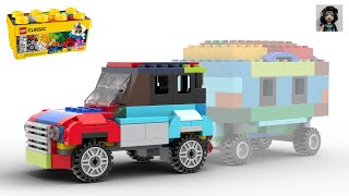 LAND ROVER Lego classic 10696 ideas How to build [upl. by Eustasius]