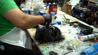 silicone caulk mold part 2wmv [upl. by Olsewski]