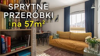 Trzy pokoje na 57m²  małe mieszkanie dla rodziny może być wygodne 🏠  HOME TOUR [upl. by Fanny]