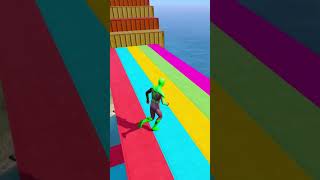 GTA 5 Epic Ragdolls  SpiderMan JumpsFails ep 301 [upl. by Attolrac504]