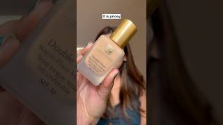 Swatching Estee Lauder Double wear foundation shade 3W1 Tawny foundation makeup ashortaday [upl. by Raddatz]