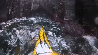 Sea Kayaking Kendalls Beach Kiama Blow Hole Friars Cave and Easts Beach 24 March 2013 [upl. by Burnham146]