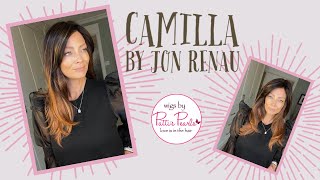 Wig Review CAMILLA by Jon Renau in Sunrise  WigsByPattisPearlscom [upl. by Enidlarej]