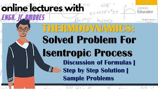 Solved Problem for Isentropic Process [upl. by Aseretairam]