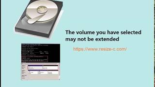 Fix The volume you have selected may not be extended [upl. by Beata]