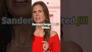 Arkansas Gov Sarah Huckabee Sanders Calls Out Jill Biden at RNC [upl. by Llohcin737]