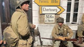 Dead Mans Corner Museum  80th anniversary of DDay  Carentan Normandy [upl. by Anwahsat]