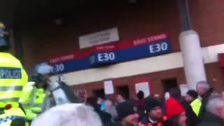 Welcoming The Manchester City Fans To Old Trafford [upl. by Lois]