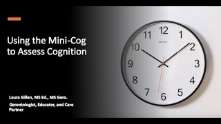 Using the MiniCog to Assess Cognition [upl. by Hackett]