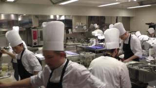 The busy kitchen at Michelin star restaurant Steirereck [upl. by Yrakcaz996]