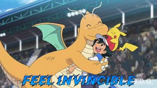 Pokemon Journeys AMV  Skillet Feel Invincible [upl. by Eahcim]