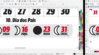 Grade Calendário 2025 de Bolso com Feriados Vetor Editável no CorelDraw [upl. by Nalyak809]