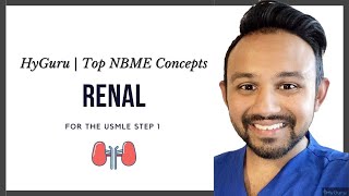 Top NBME Concepts  Renal USMLE Step 1 [upl. by Sivad967]