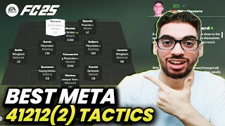 BEST META 412122 FORMATION AND CUSTOM TACTICS IN FC 25 ULTIMATE TEAM [upl. by Eidahs]