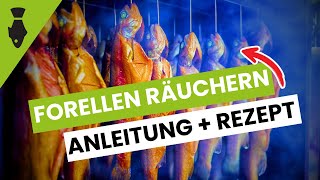 Forellen Räuchern Anleitung  einfach amp lecker aus dem Holz Räucherofen Rezept amp Tipps [upl. by Gorden]