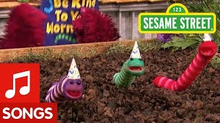 Sesame Street Wiggldy Worm Song [upl. by Soalokin]