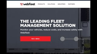 Webfleet Login  Easy Access Webfleetcom Tracking Solutions [upl. by Ado]