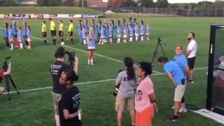 Abby Byrne singing National Anthem [upl. by Qooraf356]