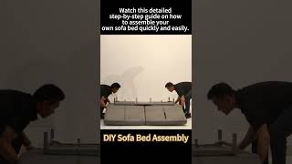 DIY Sofa Bed Assembly  IDO shortvideo diy [upl. by Zeta]