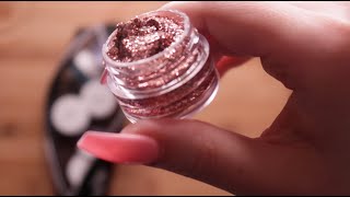 ASMR Euphoria Glitter Makeup Same glitter used in the show [upl. by Ycnan473]