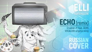 AudioNeko amp Elli  ECHO Vocaloid RUS remix COVER HBD Viampra [upl. by Ocinom96]