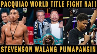 Breaking Pacquiao APPROVE na ng WBC World Title Fight vs Barrios  Shakur kawawa pala [upl. by Annohsat]