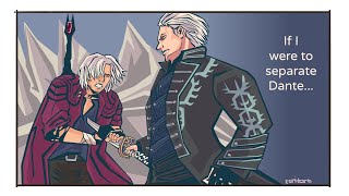 What if Vergil separated Dante DMC comicdub [upl. by Britta]