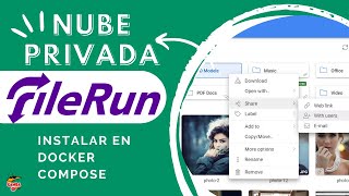 ☁️ CREAR NUBE PRIVADA  FILERUN Docker Compose  Nueva versión [upl. by Aicinoid]