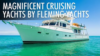 Top 5 Impressive Cruising Yachts 3 Million by Fleming Yachts 20232024  Price amp Features [upl. by Aicercal]